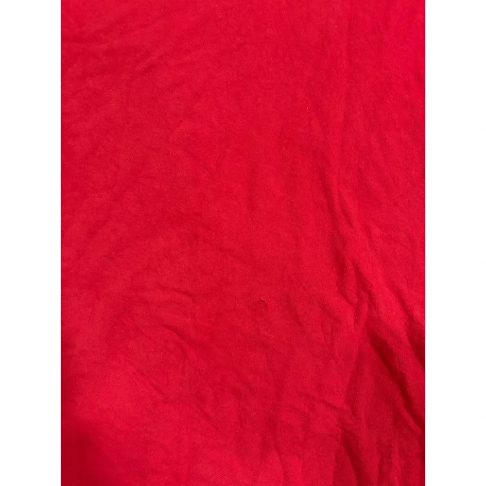 Adidas The Go-To Tee Mens 2XL Red Short Sleeve Cotton Graphic T-Shirt Logo